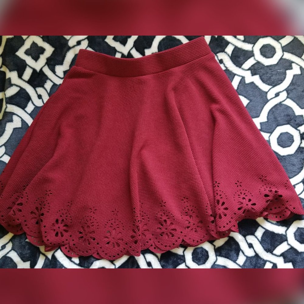 Red skirt